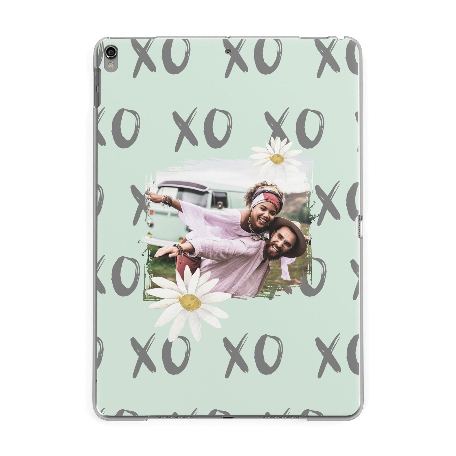 Summer Custom Photo Apple iPad Grey Case