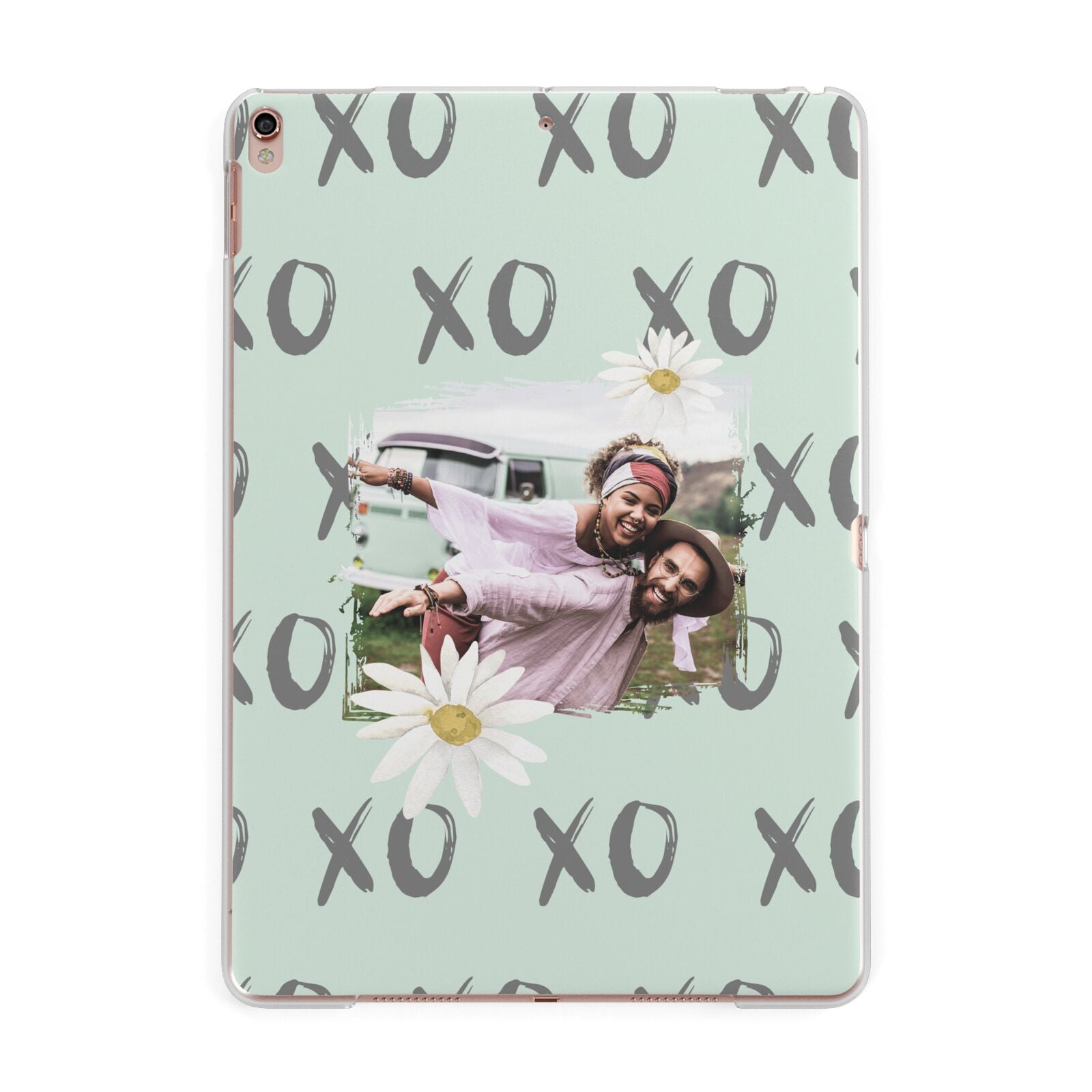 Summer Custom Photo Apple iPad Rose Gold Case