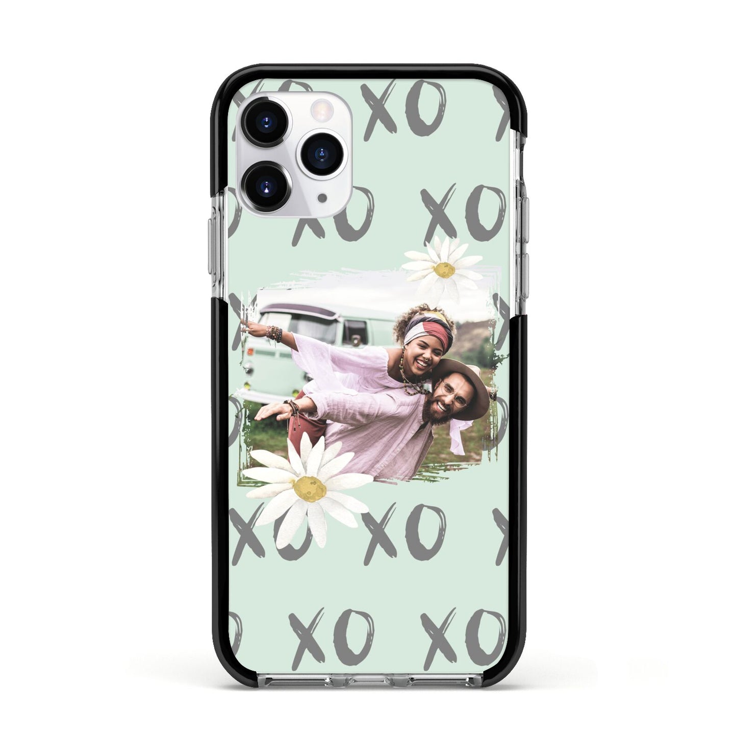 Summer Custom Photo Apple iPhone 11 Pro in Silver with Black Impact Case