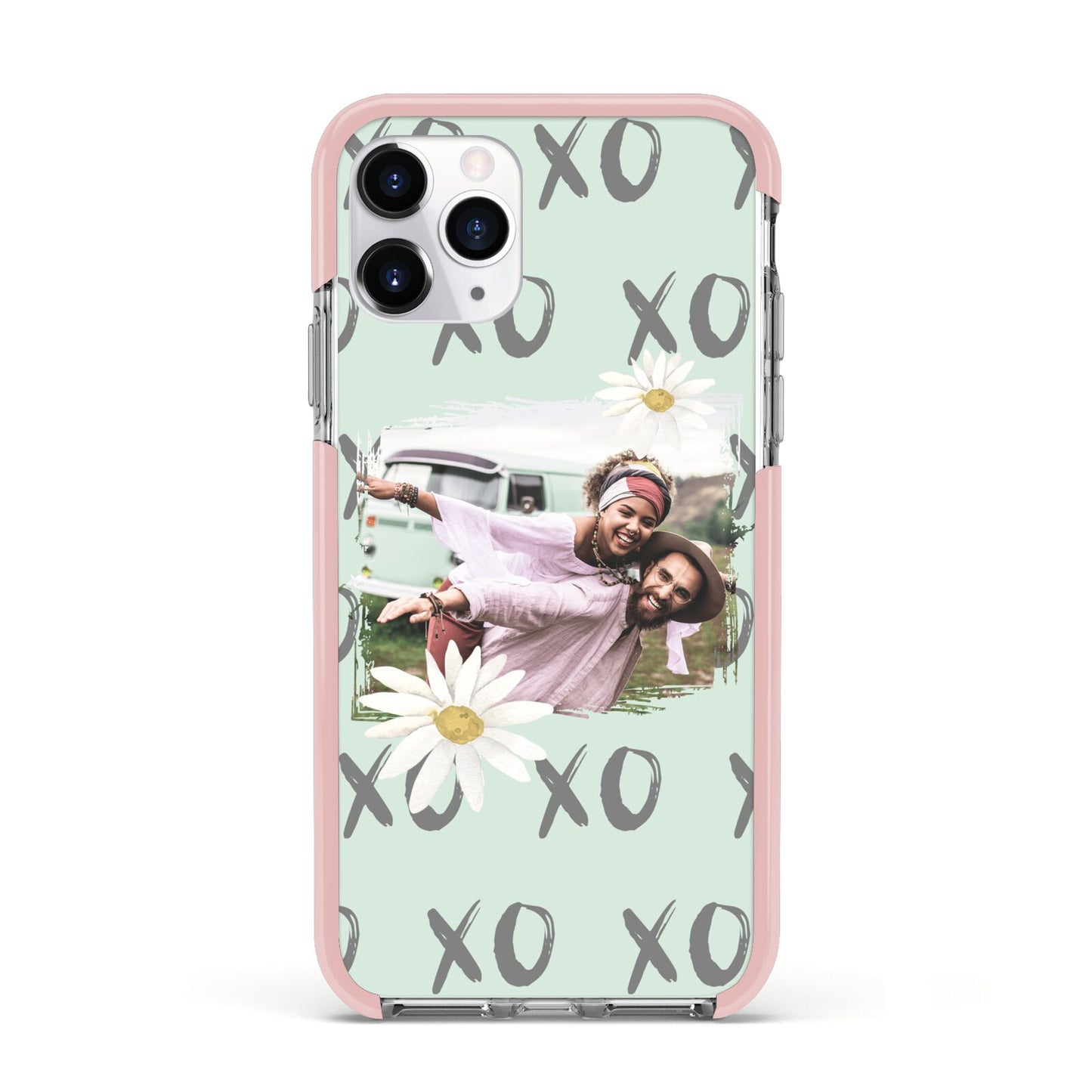 Summer Custom Photo Apple iPhone 11 Pro in Silver with Pink Impact Case