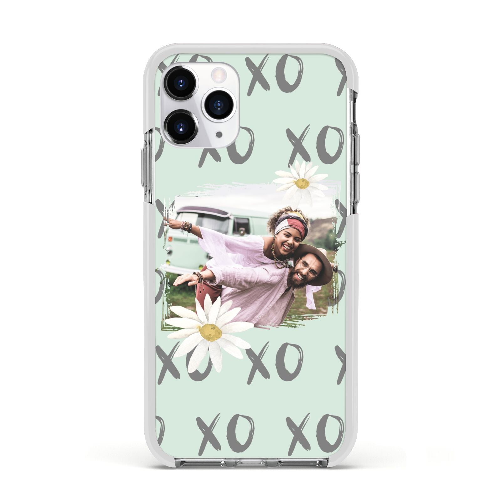 Summer Custom Photo Apple iPhone 11 Pro in Silver with White Impact Case