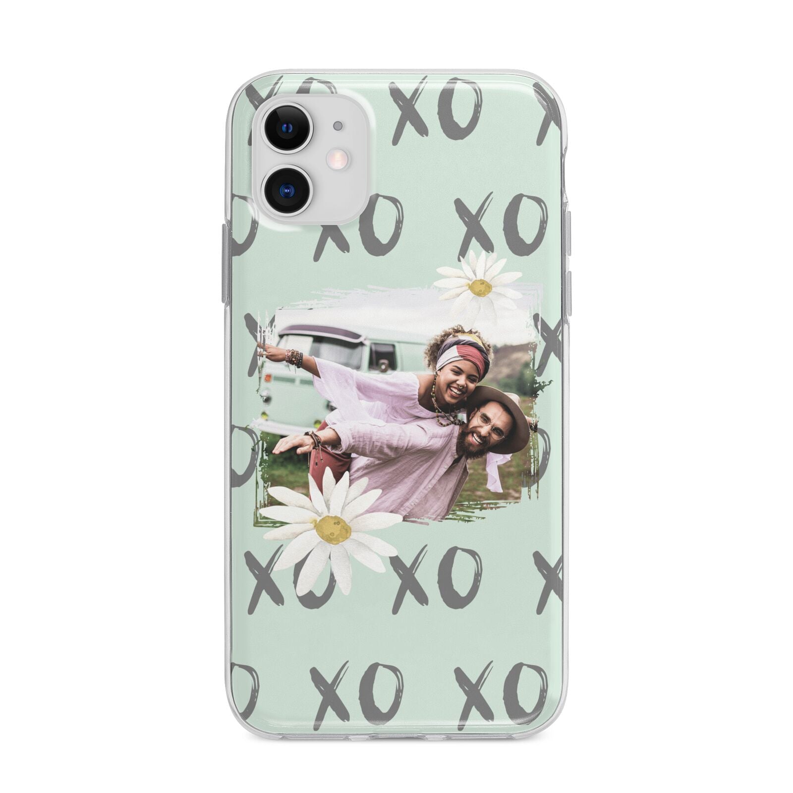 Summer Custom Photo Apple iPhone 11 in White with Bumper Case