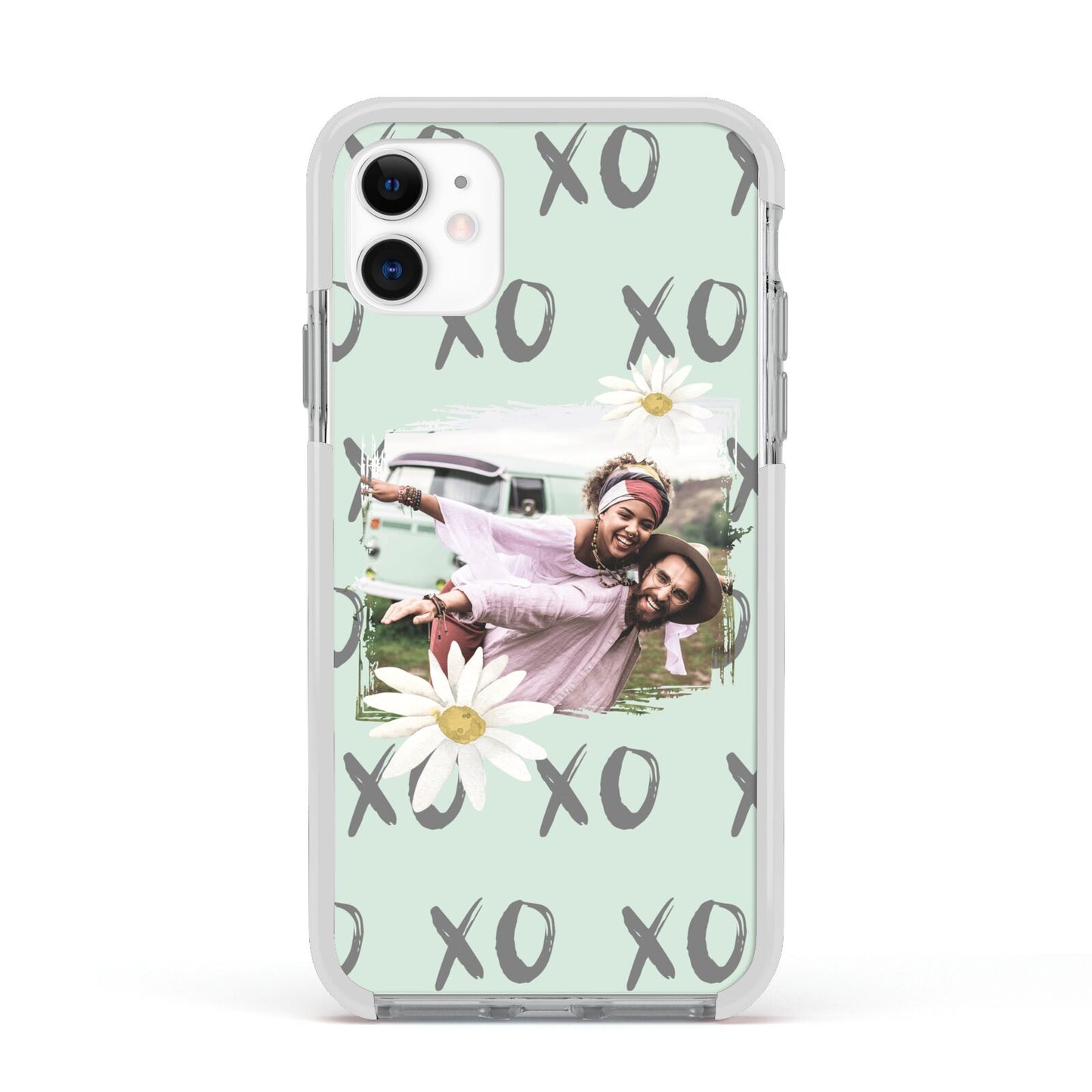 Summer Custom Photo Apple iPhone 11 in White with White Impact Case