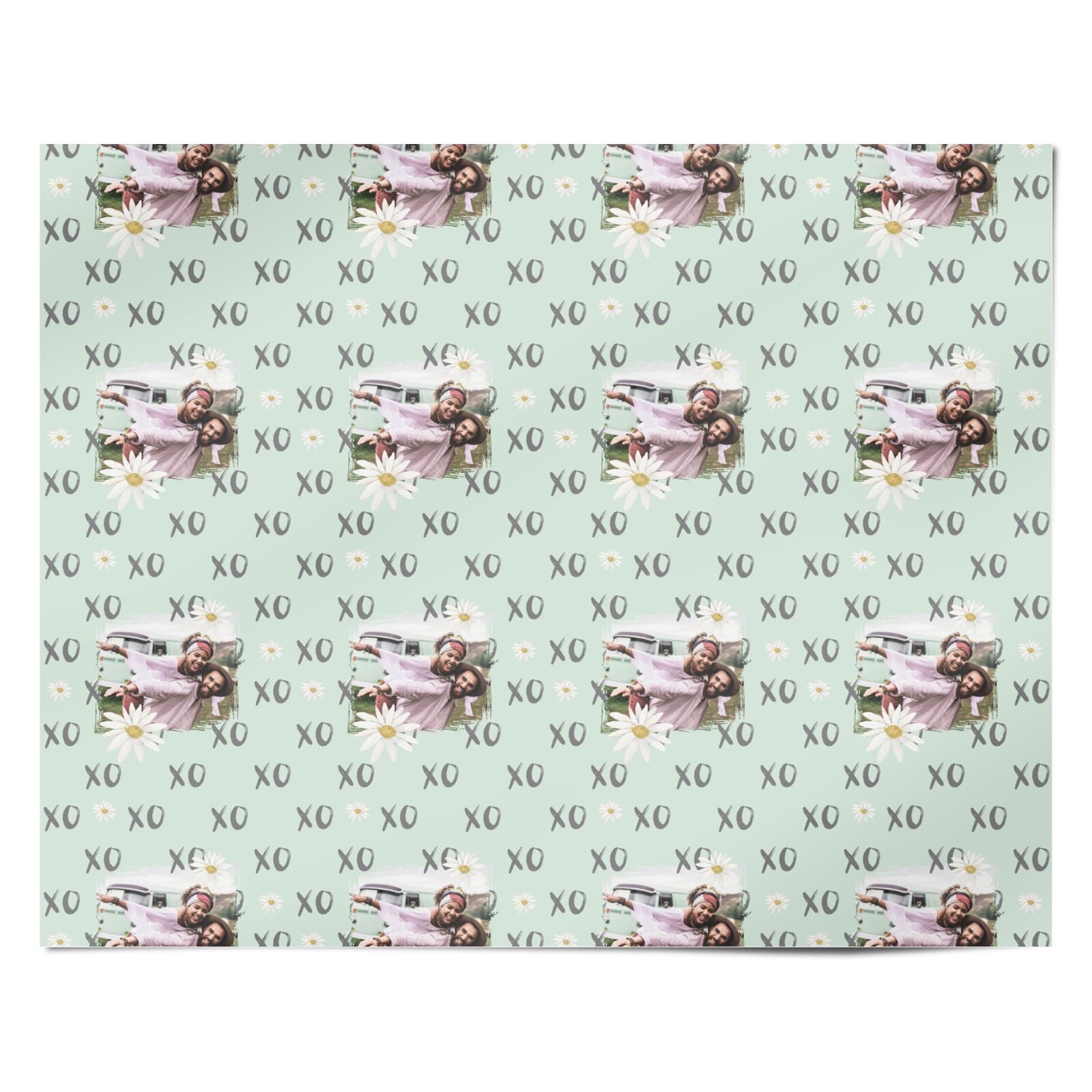 Summer Custom Photo Personalised Wrapping Paper Alternative
