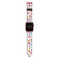 Summer Floral Apple Watch Strap with Red Hardware
