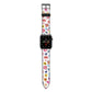 Summer Floral Apple Watch Strap with Space Grey Hardware