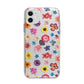 Summer Floral Apple iPhone 11 in White with Bumper Case