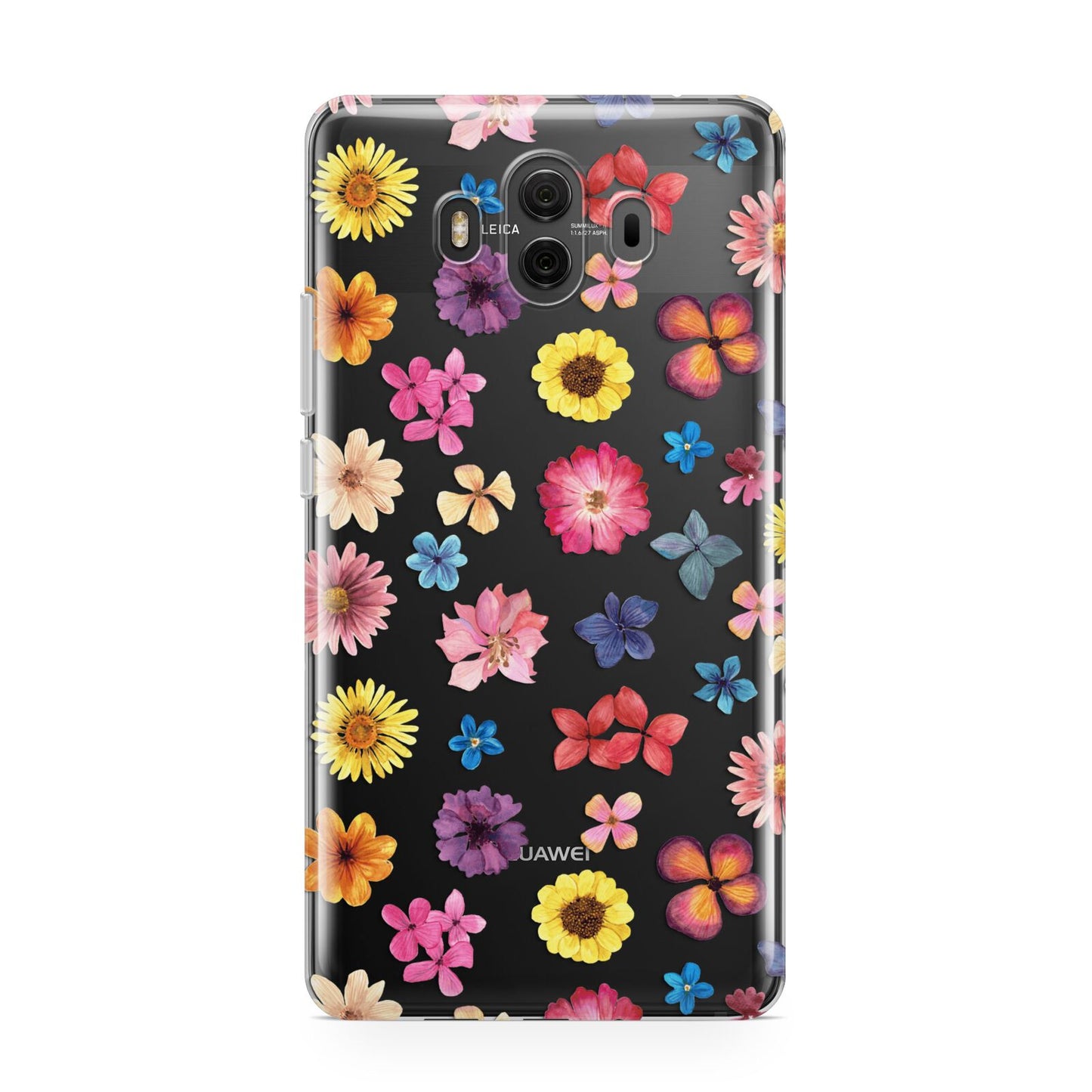 Summer Floral Huawei Mate 10 Protective Phone Case