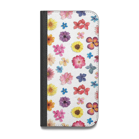Summer Floral Vegan Leather Flip Samsung Case