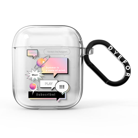 Summer Is A State Of Mind AirPods Clear Case