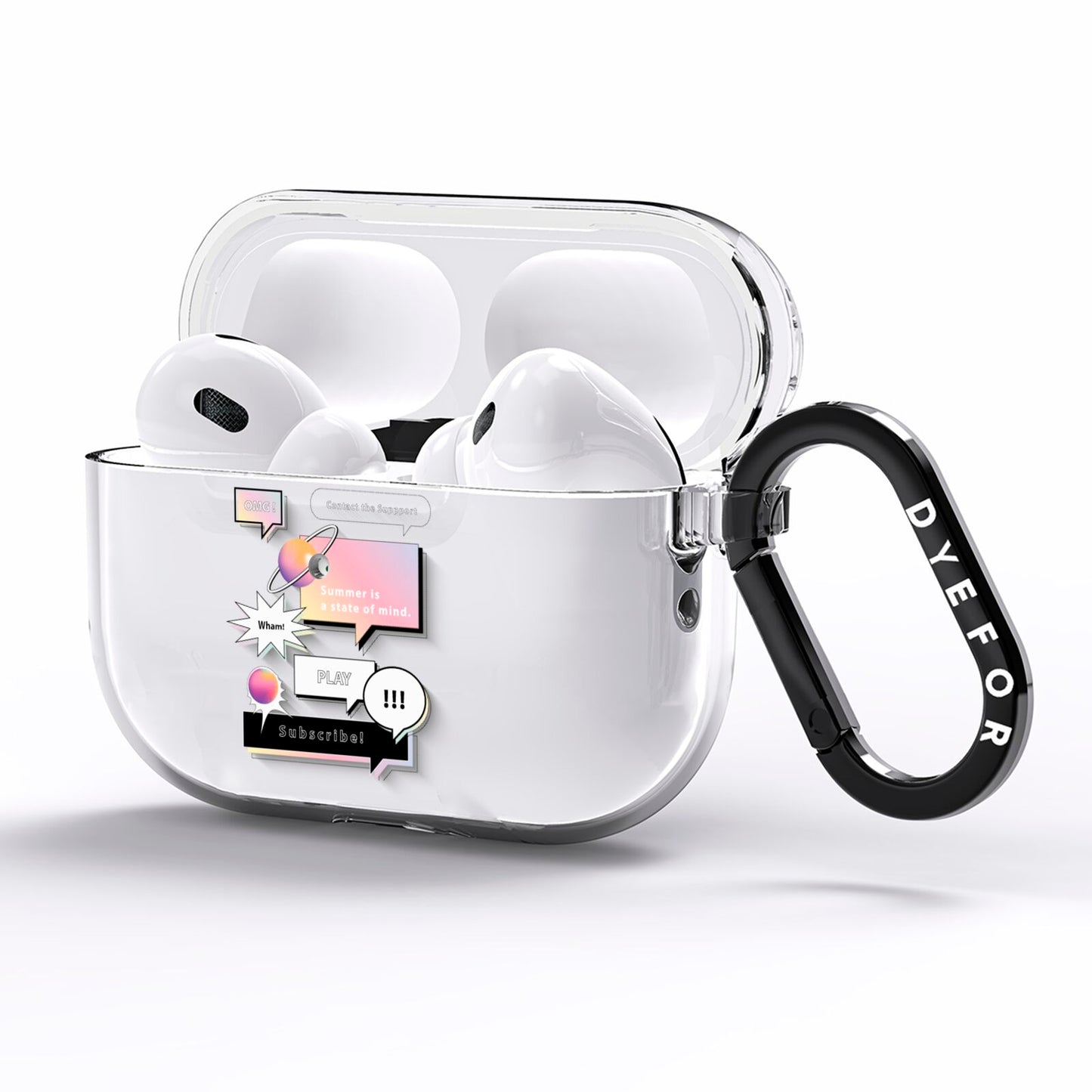 Summer Is A State Of Mind AirPods Pro Clear Case Side Image