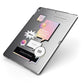 Summer Is A State Of Mind Apple iPad Case on Grey iPad Side View