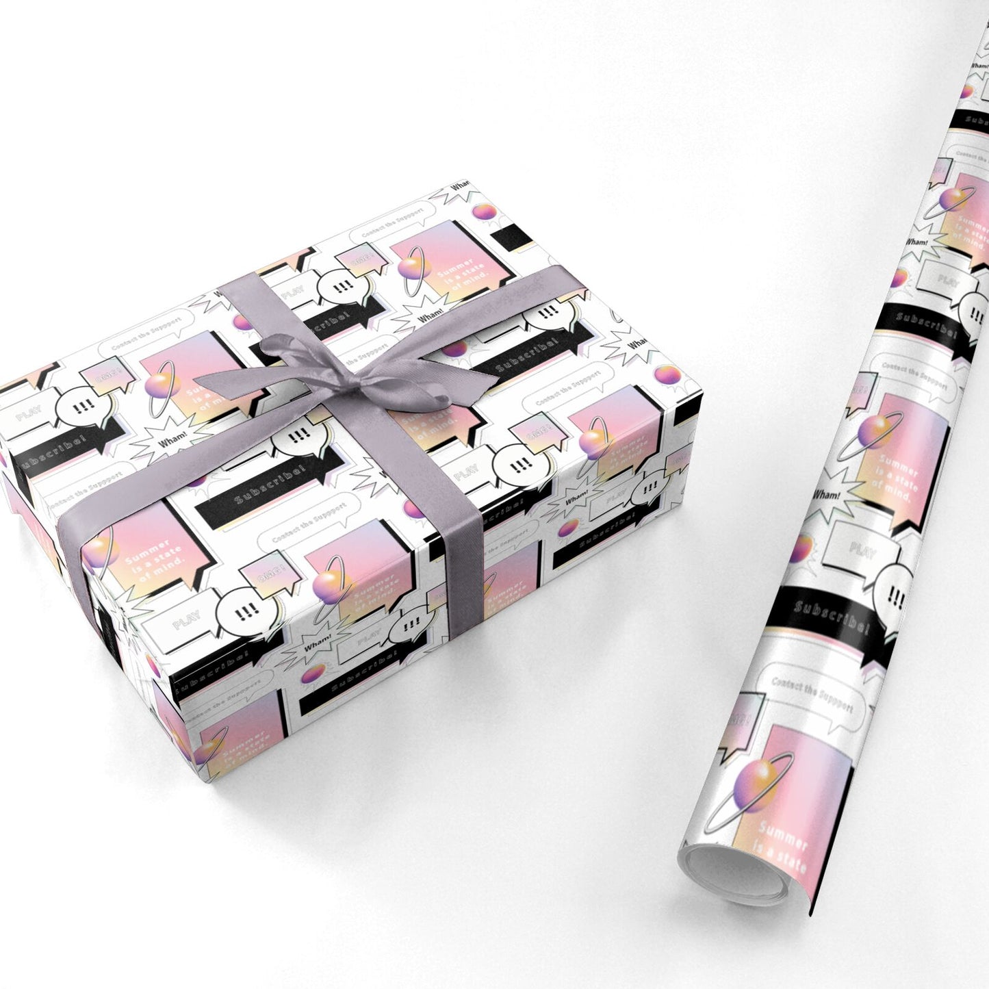 Summer Is A State Of Mind Personalised Wrapping Paper