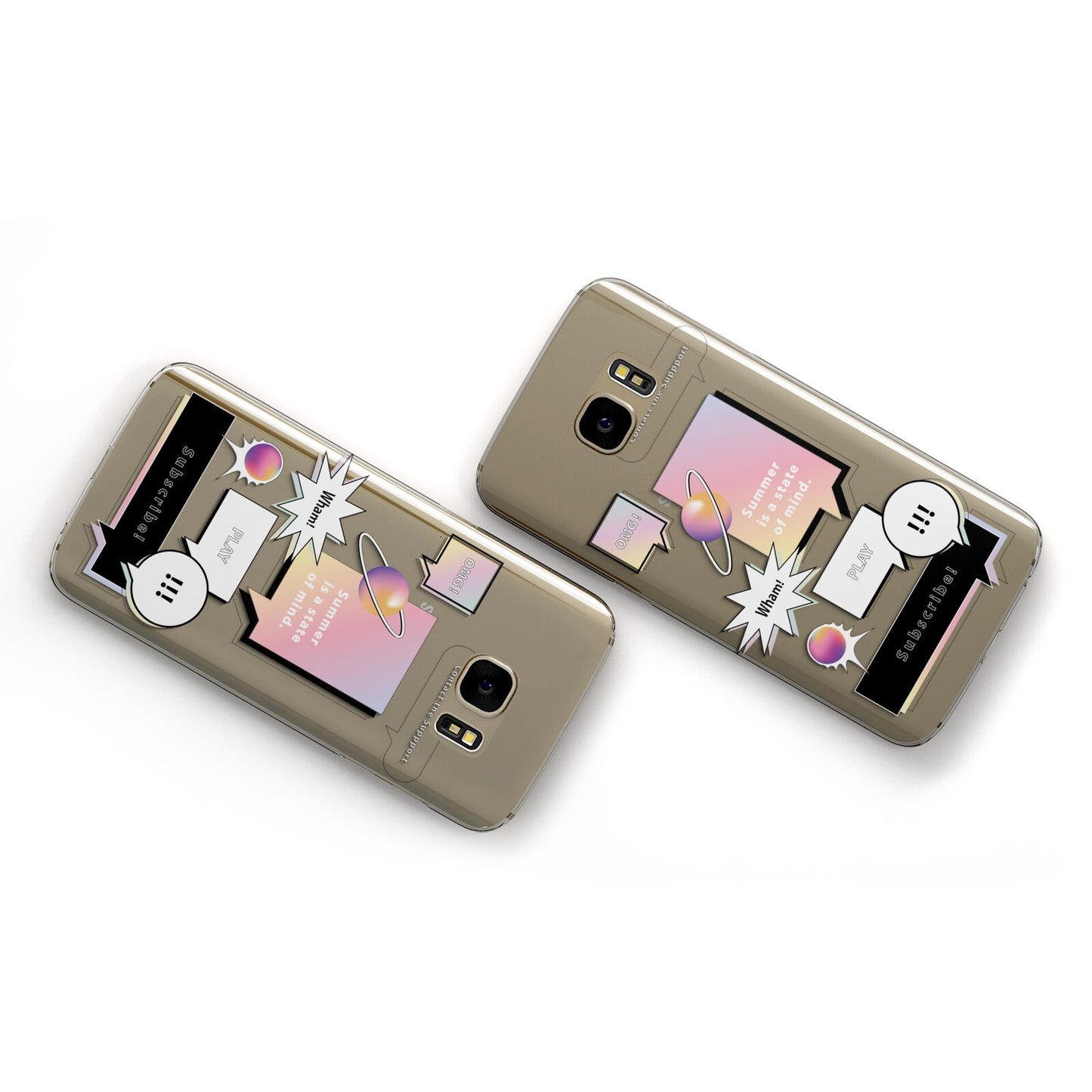 Summer Is A State Of Mind Samsung Galaxy Case Flat Overview