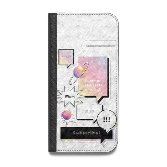 Summer Is A State Of Mind Vegan Leather Flip Samsung Case
