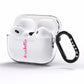 Summer Love AirPods Pro Clear Case Side Image