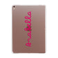 Summer Love Apple iPad Rose Gold Case