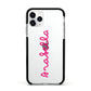 Summer Love Apple iPhone 11 Pro in Silver with Black Impact Case