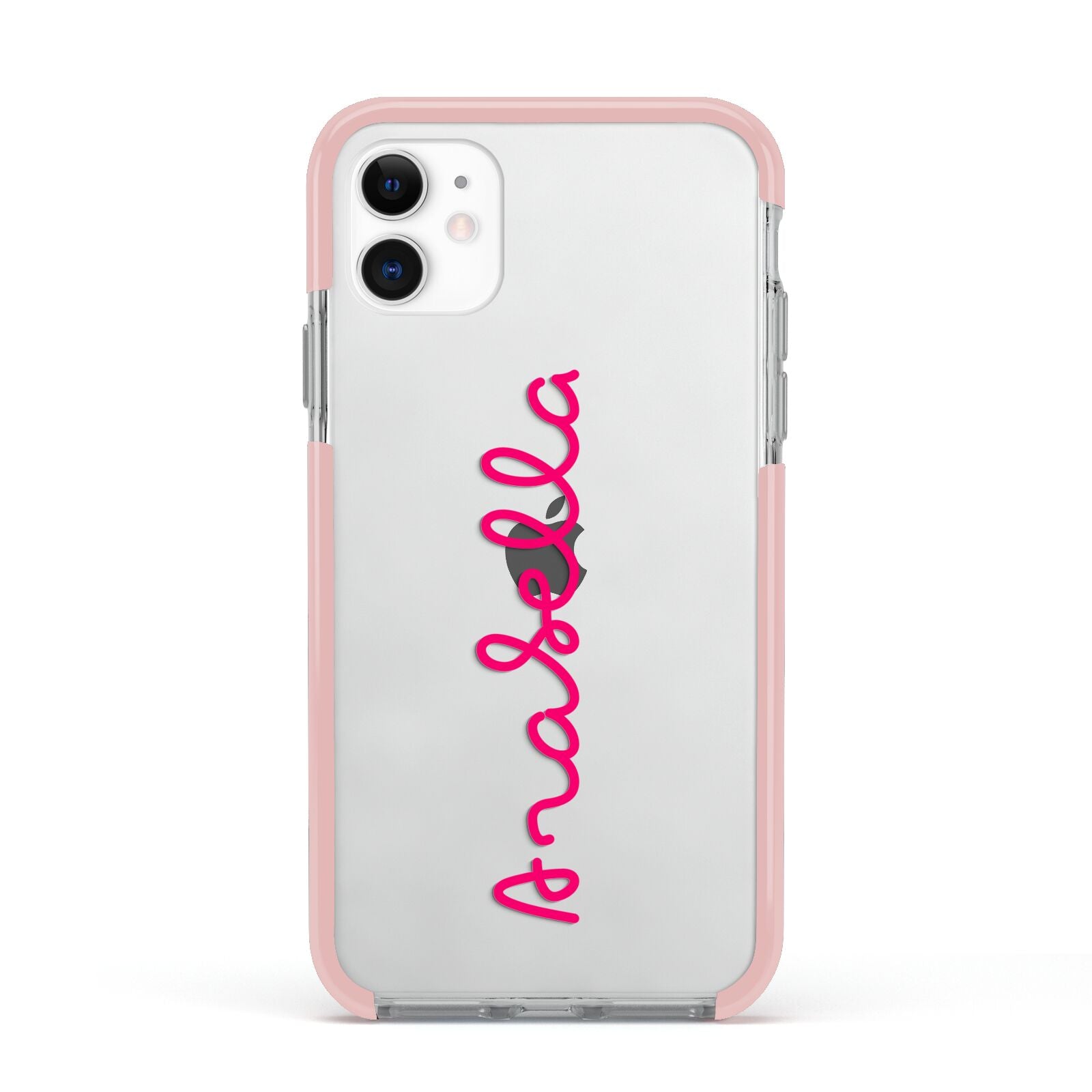 Summer Love Apple iPhone 11 in White with Pink Impact Case
