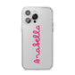 Summer Love iPhone 14 Pro Max Clear Tough Case Silver