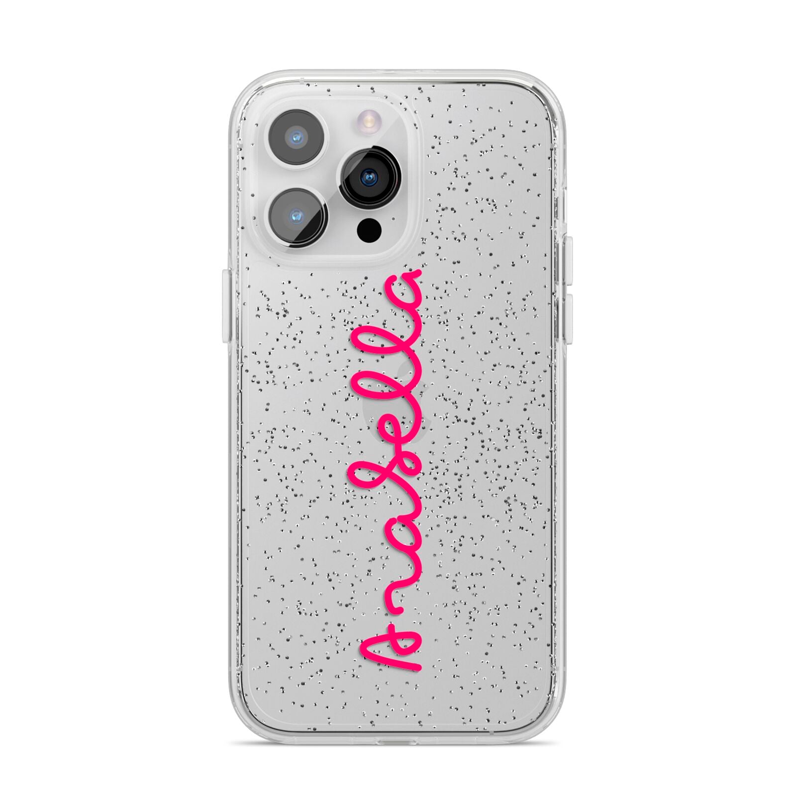Summer Love iPhone 14 Pro Max Glitter Tough Case Silver