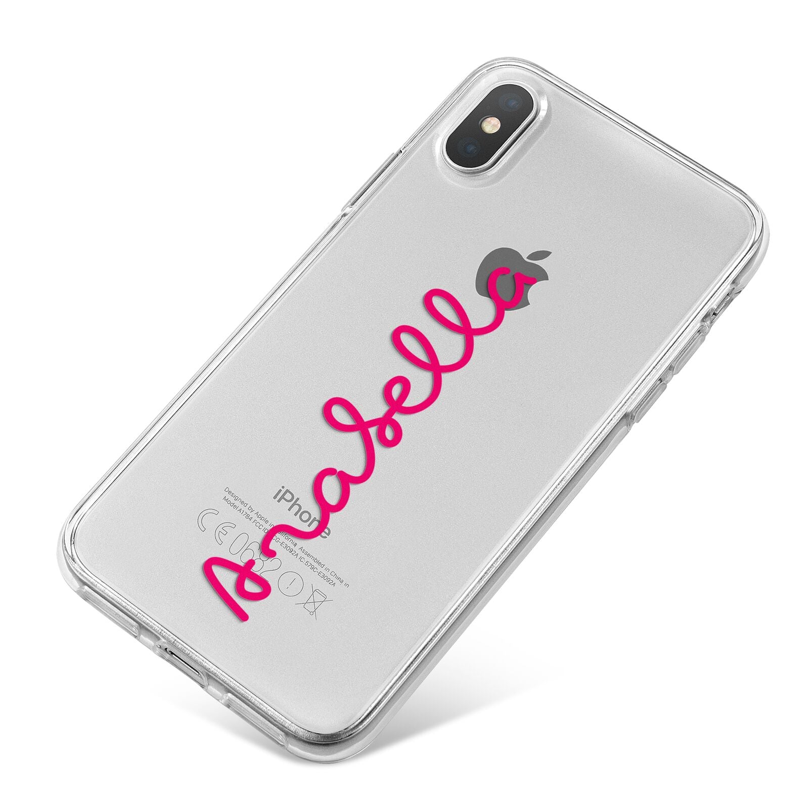Summer Love iPhone X Bumper Case on Silver iPhone