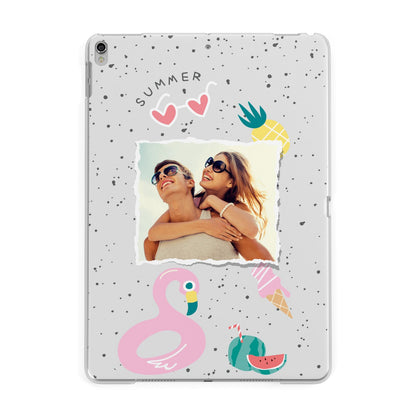 Summer Photo Personalised Apple iPad Silver Case