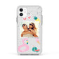 Summer Photo Personalised Apple iPhone 11 in White with White Impact Case