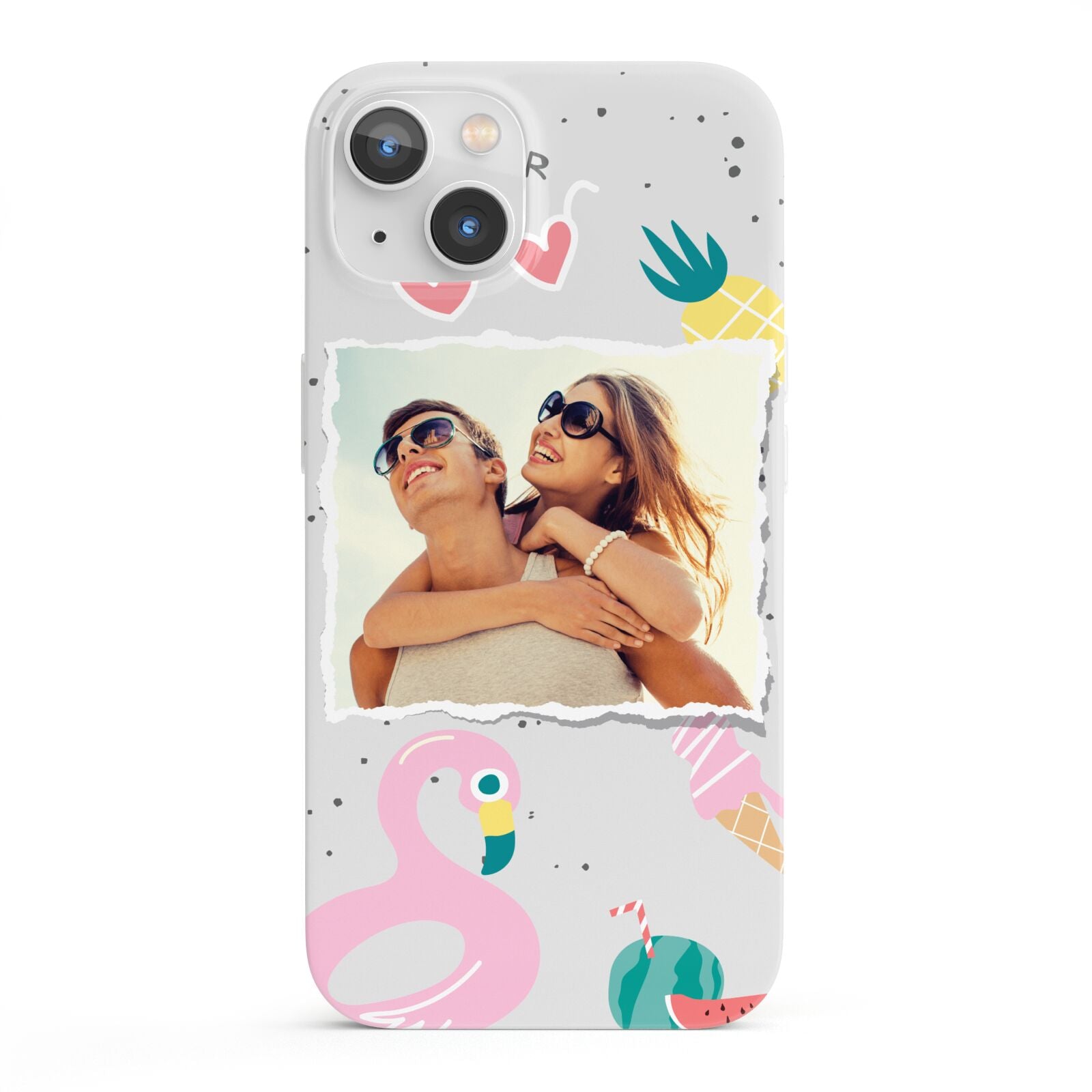 Summer Photo Personalised iPhone 13 Full Wrap 3D Snap Case
