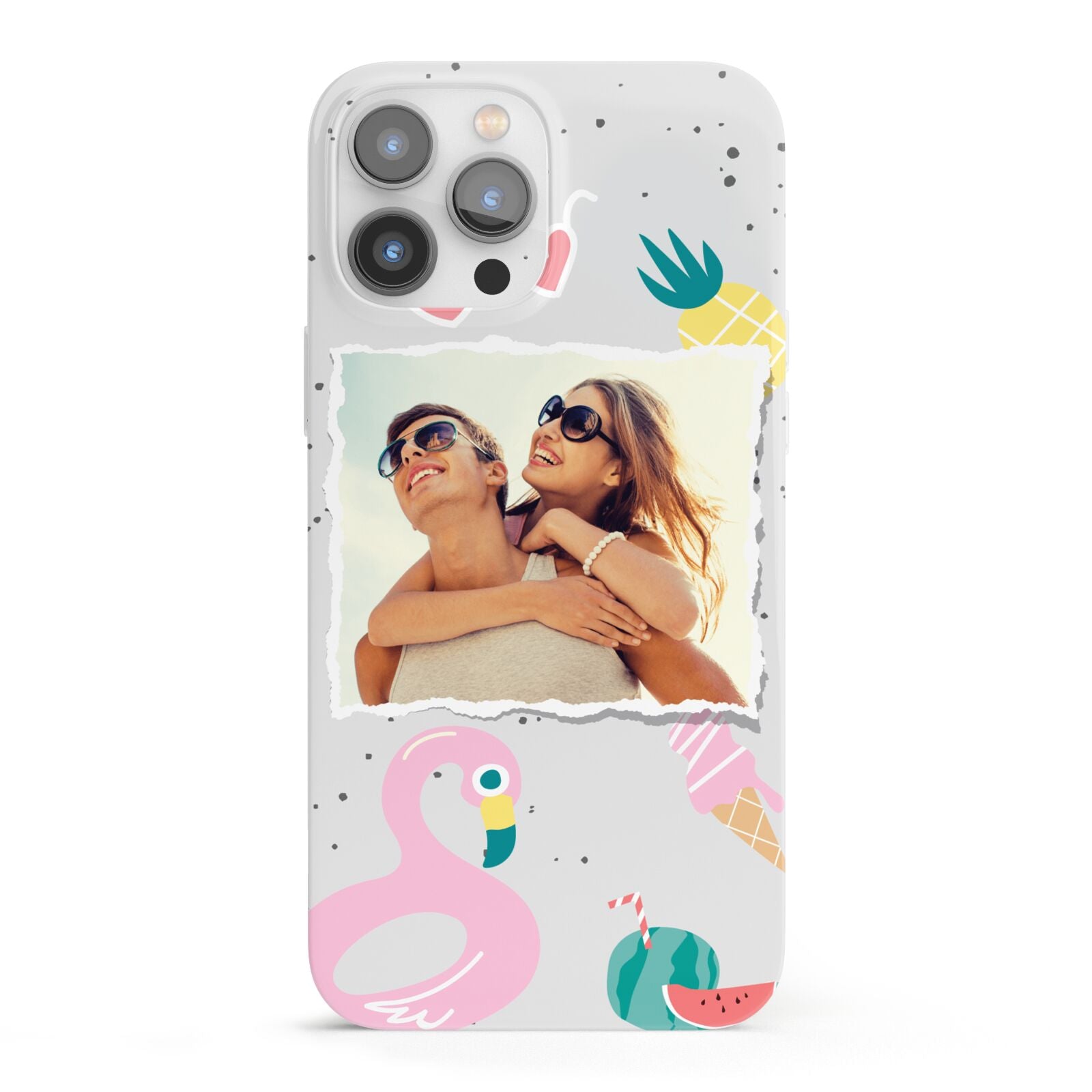 Summer Photo Personalised iPhone 13 Pro Max Full Wrap 3D Snap Case