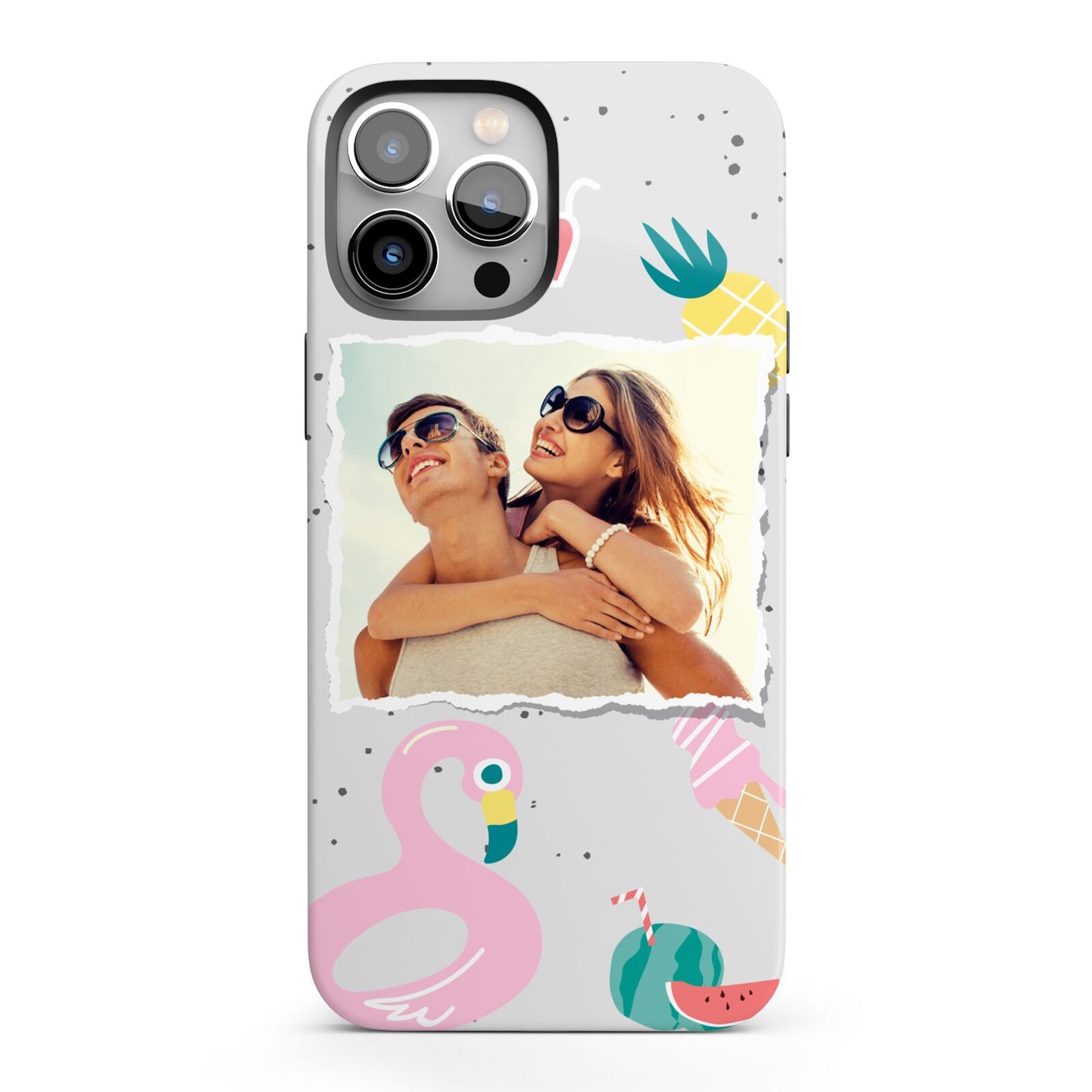 Summer Photo Personalised iPhone 13 Pro Max Full Wrap 3D Tough Case