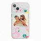 Summer Photo Personalised iPhone 13 TPU Impact Case with Pink Edges