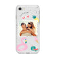 Summer Photo Personalised iPhone 8 Bumper Case on Silver iPhone