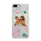 Summer Photo Personalised iPhone 8 Plus 3D Snap Case on Gold Phone