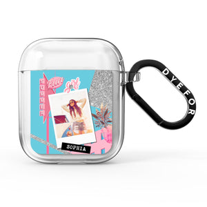 Summer Picture Collage Personalised AirPods Case