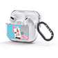 Summer Picture Collage Personalised AirPods Glitter Case 3rd Gen Side Image