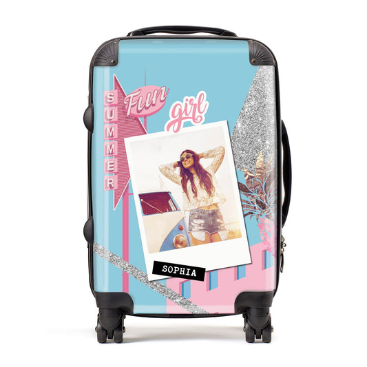 Summer Picture Collage Personalised Suitcase