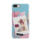 Summer Picture Collage Personalised iPhone 8 Plus 3D Snap Case on Gold Phone