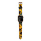Sunflower Apple Watch Strap Size 38mm with Gold Hardware