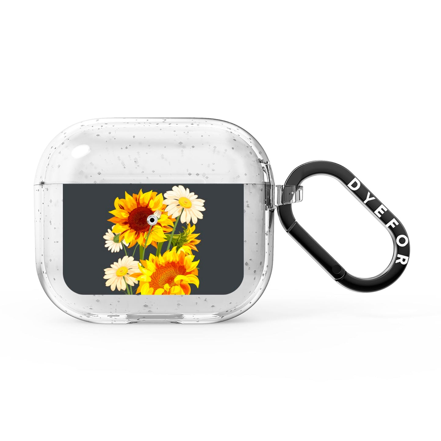 Sunflower Floral AirPods Glitter Case 3rd Gen