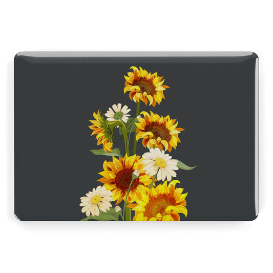 Sunflower Floral Apple MacBook Case