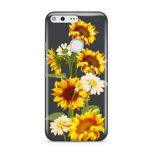 Sunflower Floral Google Pixel Case