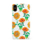 Sunflower Pattern Apple iPhone XS 3D Snap Case