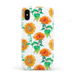 Sunflower Pattern Apple iPhone XS 3D Tough