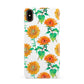 Sunflower Pattern Apple iPhone Xs Max 3D Snap Case