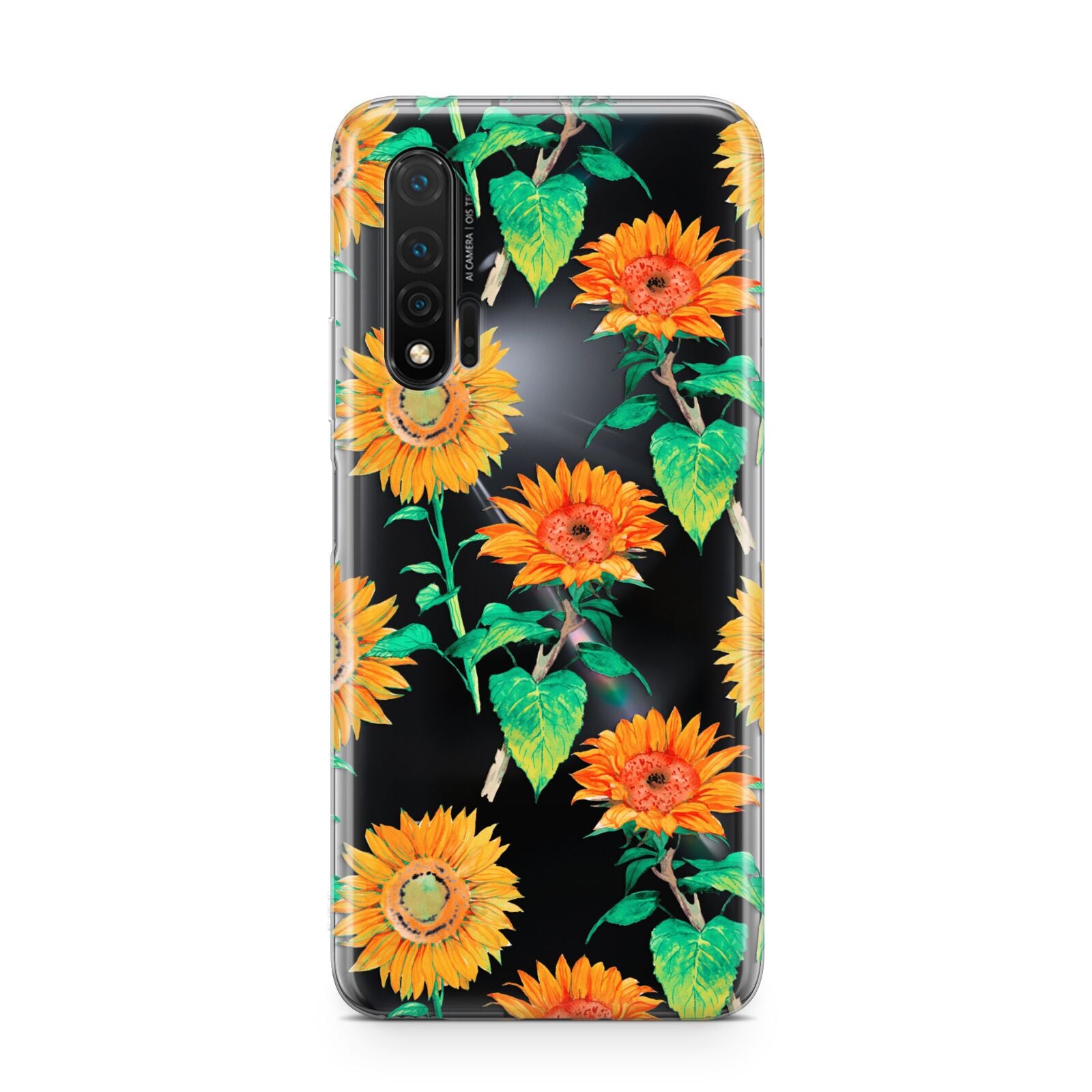 Sunflower Pattern Huawei Nova 6 Phone Case