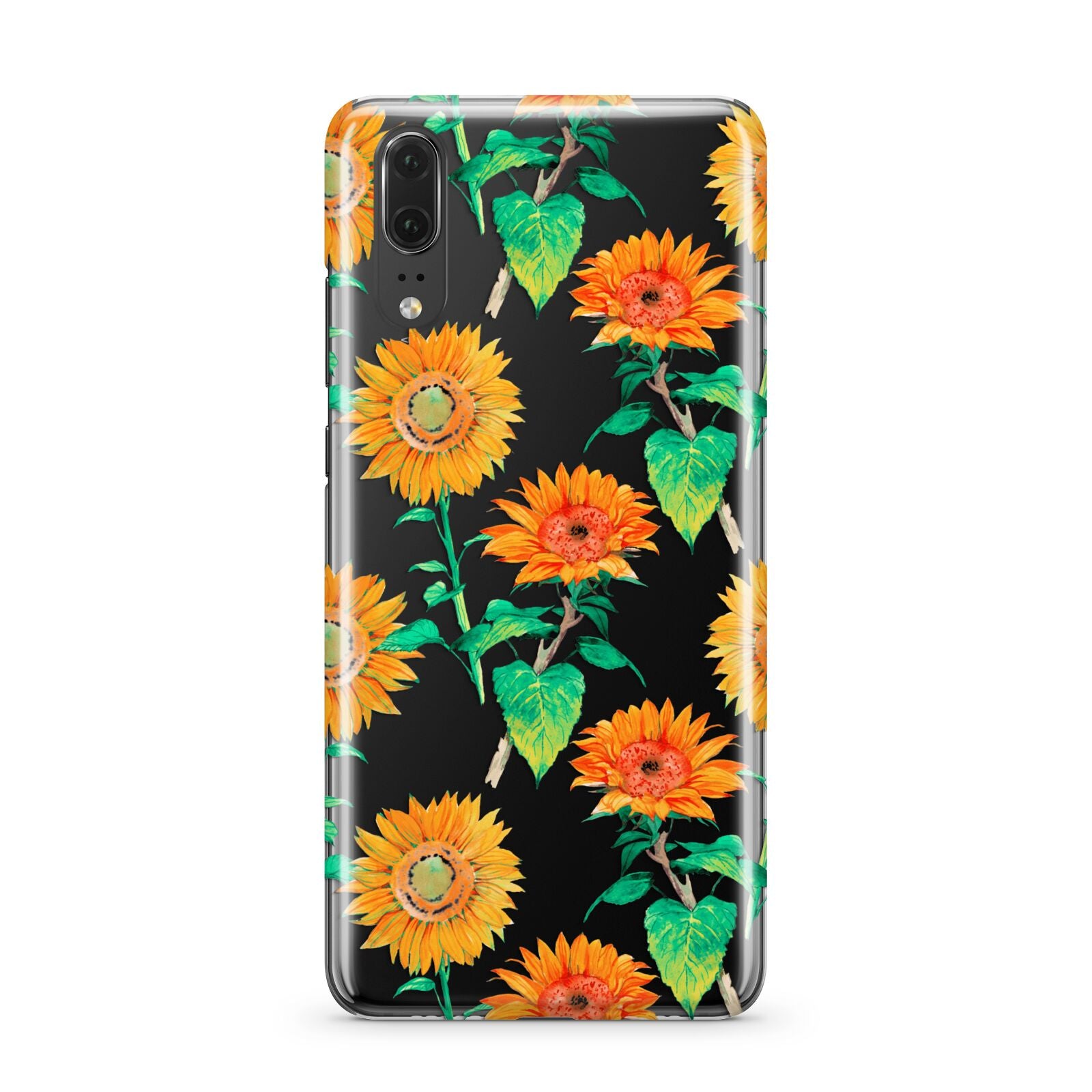 Sunflower Pattern Huawei P20 Phone Case