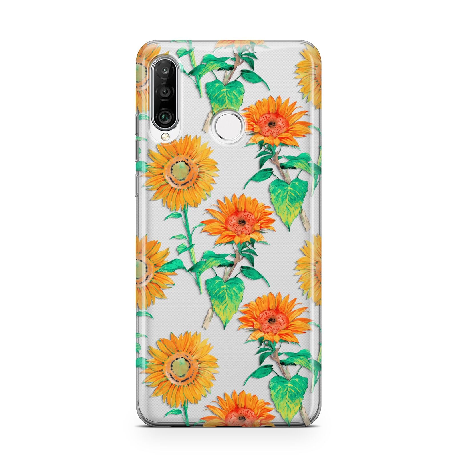 Sunflower Pattern Huawei P30 Lite Phone Case