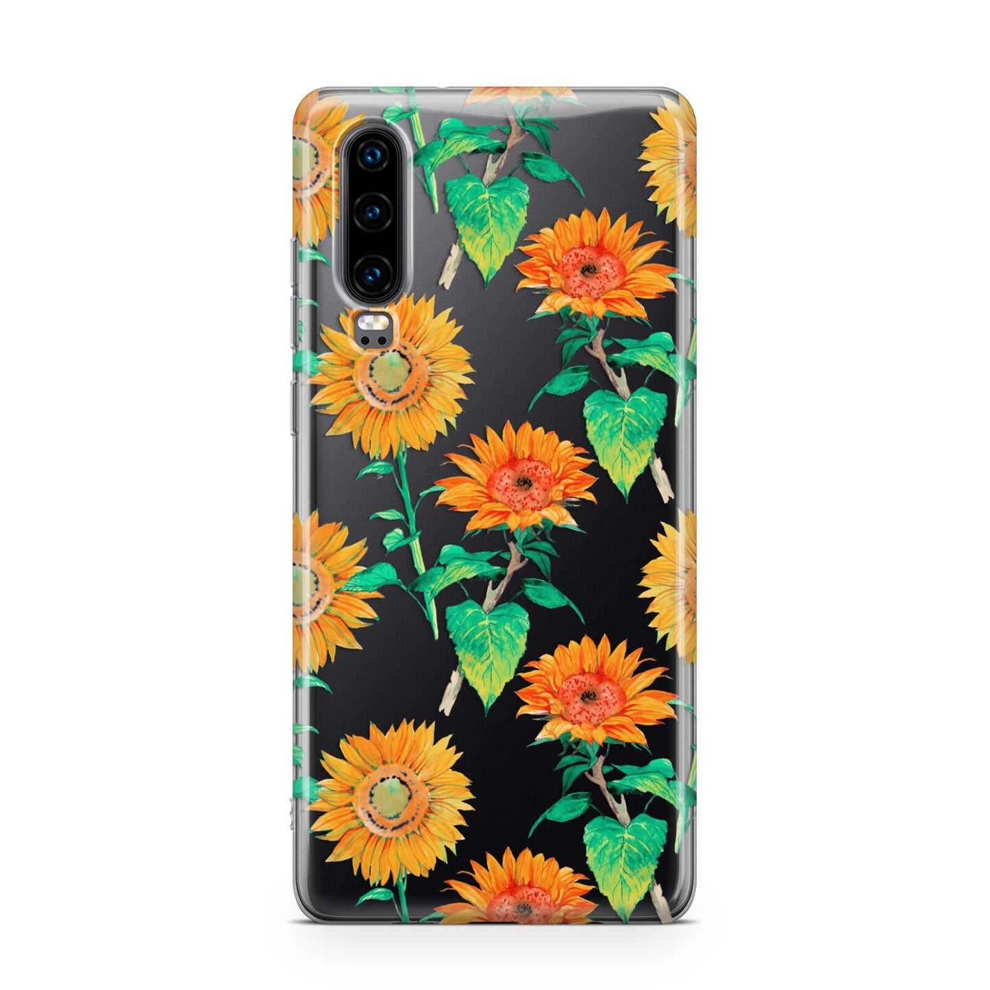 Sunflower Pattern Huawei P30 Phone Case