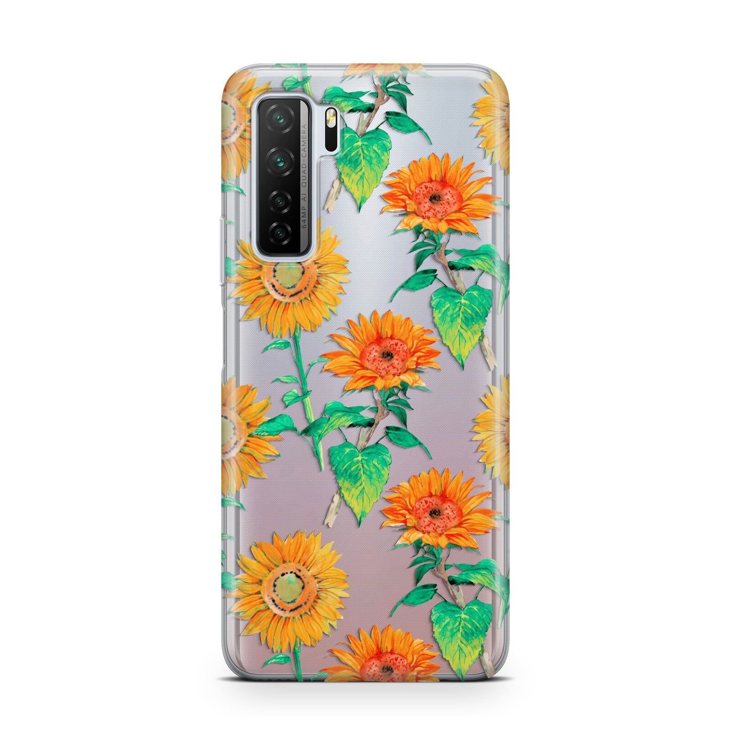 Sunflower Pattern Huawei P40 Lite 5G Phone Case